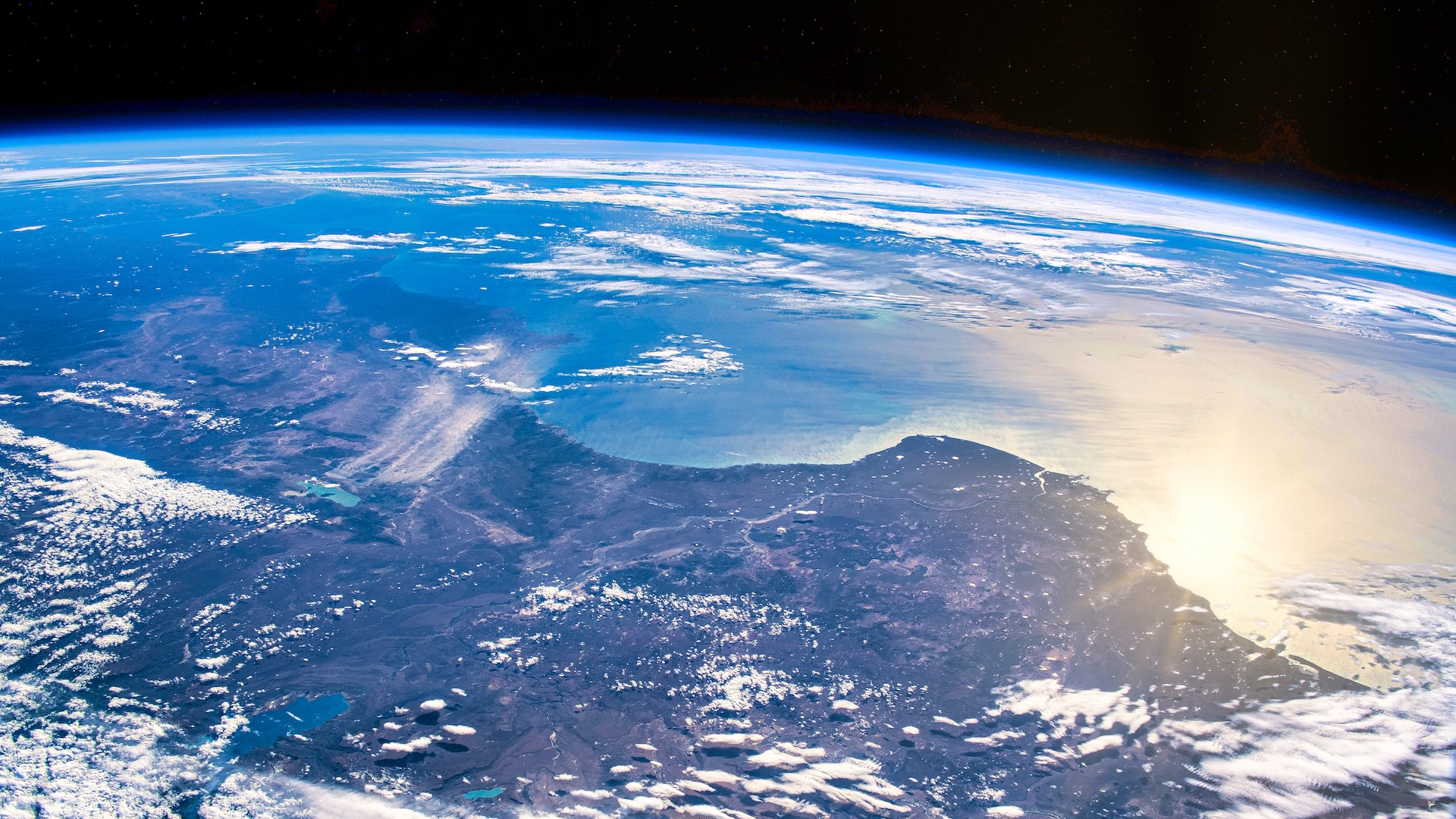 a view of Earth from space