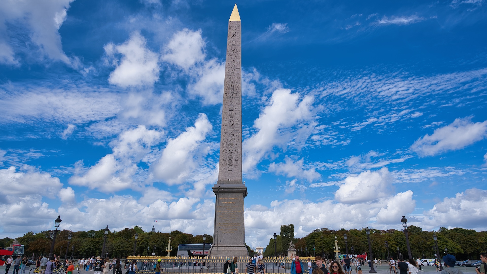 A photo of the Luxor obelisk in Paris
